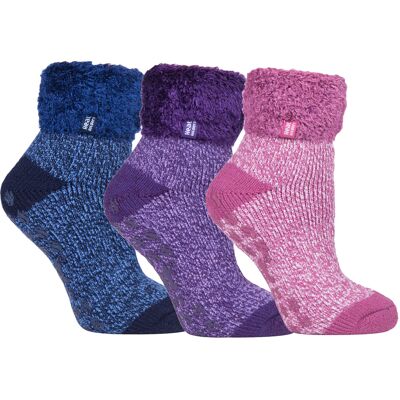 Heat Holders - Set van 3 gevoerde antislipsokken voor dames - Pack 4 37-40 Heat Holders - Set van 3 gevoerde antislipsokken voor dames - Pack 4 37-40