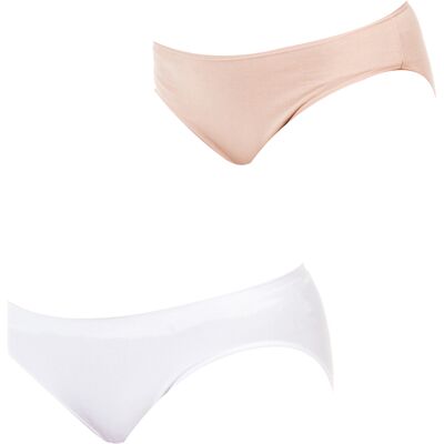 Dim Pack-2 Slip Body Mouv lage taille D05DW vrouw S Dim Pack-2 Slip Body Mouv lage taille D05DW vrouw S