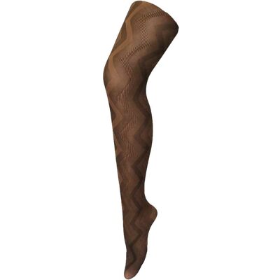 Sock Snob Dames80 denier ondoorzichtig patroon panty's - Weven Bruin M Sock Snob Dames80 denier ondoorzichtig patroon panty's - Weven Bruin M