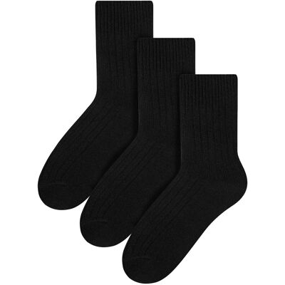 Steven - Heren Winter Lichtgewicht Warme Laarssokken, 3 Paar Wol Heren Kousen - Zwart 40 - 42 Steven - Heren Winter Lichtgewicht Warme Laarssokken, 3 Paar Wol Heren Kousen - Zwart 40 - 42