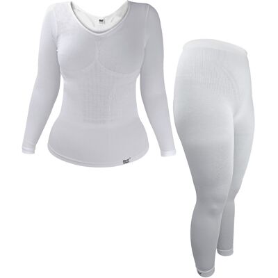 Heat Holders - Dames Thermisch Ondergoed Set - Top & Long Janes - Wit S/M Heat Holders - Dames Thermisch Ondergoed Set - Top & Long Janes - Wit S/M