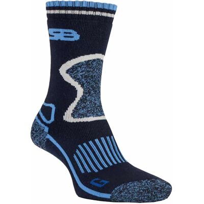 Storm Bloc Set van 2 wandelsokken van Blueguard duurzame wol voor dames - SBGLS003NVY 37-39.5 Storm Bloc Set van 2 wandelsokken van Blueguard duurzame wol voor dames - SBGLS003NVY 37-39.5