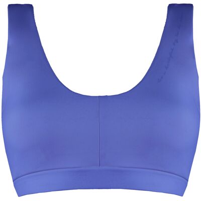 Gymshark Whitney Simmons ronde hals blauwe dames sportbeha - Nylon - XS Gymshark Whitney Simmons ronde hals blauwe dames sportbeha - Nylon - XS