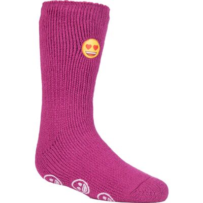 Heat Holders Karakter thermo pantoffelsokken voor kinderen - Emoji Hartgezicht 27 - 29 Heat Holders Karakter thermo pantoffelsokken voor kinderen - Emoji Hartgezicht 27 - 29