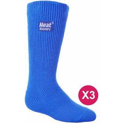 Heat Holders - Set van 3 thermo wintersokken voor kinderen - Koningsblauw 43 - 45 Heat Holders - Set van 3 thermo wintersokken voor kinderen - Koningsblauw 43 - 45