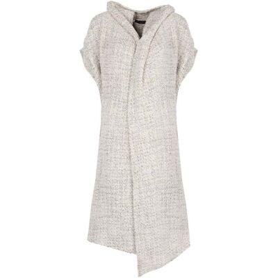 La Haine Inside Us Cardigan Asymmetric Vrouw Wit M/L La Haine Inside Us Cardigan Asymmetric Vrouw Wit M/L