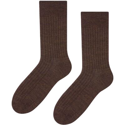 Steven - Heren Alpaca Wol Sokken - 1 Paar Warme Gebreide Boot Sokken voor Winter - Bruin 40 - 42 Steven - Heren Alpaca Wol Sokken - 1 Paar Warme Gebreide Boot Sokken voor Winter - Bruin 40 - 42
