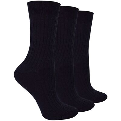 Steven - Dames 3 Paar Originele Merino Wol Sokken - Warme Wintersokken Multipack - Zwart 40 - 42 Steven - Dames 3 Paar Originele Merino Wol Sokken - Warme Wintersokken Multipack - Zwart 40 - 42