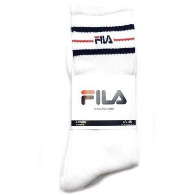 Fila damessokken in drie kleuren 43 - 45 Fila damessokken in drie kleuren 43 - 45