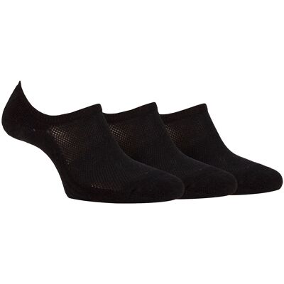 Dames Bamboe No Show Sokken Jeep Ademend Anti-Wrijving Gewatteerde Onzichtbare Sokken met Antislip Hiel Grip - Zwart 37 - 42 Dames Bamboe No Show Sokken Jeep Ademend Anti-Wrijving Gewatteerde Onzichtbare Sokken met Antislip Hiel Grip - Zwart 37 - 42