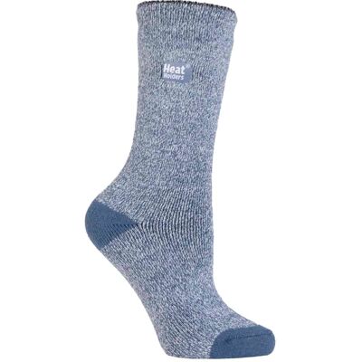 Heat Holders Dames Thermische Sokken Lite - Denim / Crème - Maat 37-42 Heat Holders Dames Thermische Sokken Lite - Denim / Crème - Maat 37-42