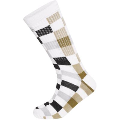Dare 2B Henry Holland Checkerboard Socks voor volwassenen (pak van 2) (Wit) 36-39 Dare 2B Henry Holland Checkerboard Socks voor volwassenen (pak van 2) (Wit) 36-39