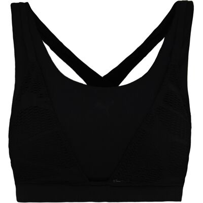 Puma Studio lace Strappy Bra Low Impact Zwart Dames Training Crop Top 656685 01 S Puma Studio lace Strappy Bra Low Impact Zwart Dames Training Crop Top 656685 01 S