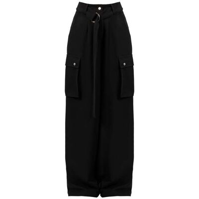 La Haine Inside Us broek LW597 Vrouw zwart S La Haine Inside Us broek LW597 Vrouw zwart S