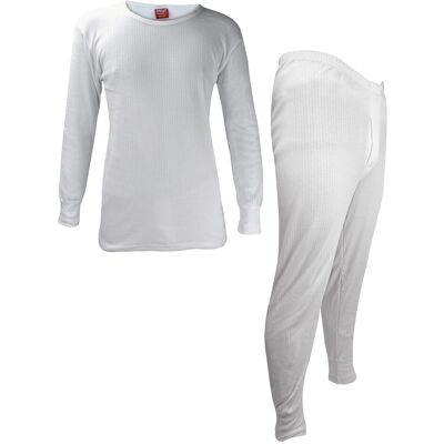 Heat Holders - Heren Lange Mouw Thermisch Ondergoed Set - Top & Lange Johns - Wit M Heat Holders - Heren Lange Mouw Thermisch Ondergoed Set - Top & Lange Johns - Wit M