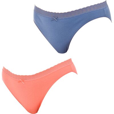 Set-2 Eco-Dim slips met bijpassende binnenvoering D09AJ dames L Set-2 Eco-Dim slips met bijpassende binnenvoering D09AJ dames L