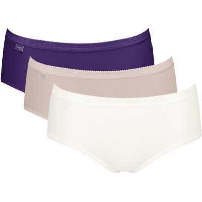 Sloggi Basic+ Midi 3-Pack Boxershorts S Sloggi Basic+ Midi 3-Pack Boxershorts S