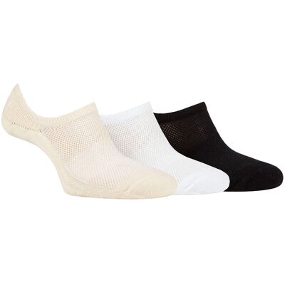 Dames Bamboe Geen-Show Sokken Jeep Ademend Antiblister Verstevigde Onzichtbare Sokken met Antislip Hielgrip - Crème / Zwart / Wit 37 - 42 Dames Bamboe Geen-Show Sokken Jeep Ademend Antiblister Verstevigde Onzichtbare Sokken met Antislip Hielgrip - Crème / Zwart / Wit 37 - 42