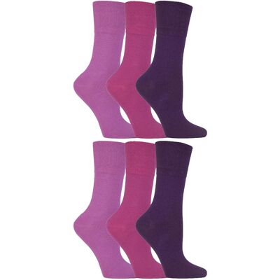 Gentle Grip - 6 paar diabetische damessokken - Roze 37 - 42 Gentle Grip - 6 paar diabetische damessokken - Roze 37 - 42