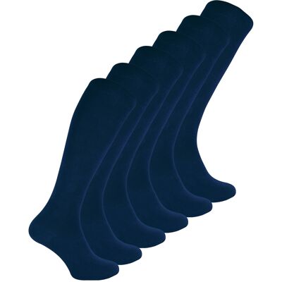 Sock Snob - 6 Paar Multipack Dames Extra Lange Bamboe Sokken Ademende Kniekousen - Marine 37-40 Sock Snob - 6 Paar Multipack Dames Extra Lange Bamboe Sokken Ademende Kniekousen - Marine 37-40