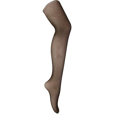 Sock Snob Visnet panty met hoge taille voor dames met glitter - Goud M Sock Snob Visnet panty met hoge taille voor dames met glitter - Goud M