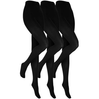Heat Holders 3-pack dames zwarte thermo panty's - Zwart 2XL Heat Holders 3-pack dames zwarte thermo panty's - Zwart 2XL