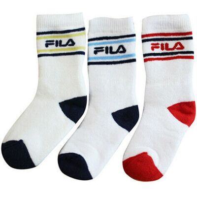 Fila 3-Pack Kindersokken 0-6M / <56cm-68cm Fila 3-Pack Kindersokken 0-6M / <56cm-68cm