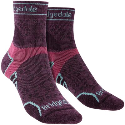 Bridgedale - Dames Lichtgewicht Merino Sokken - Damson Bridgedale - Dames Lichtgewicht Merino Sokken - Damson