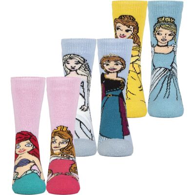 Heat Holders Disney Meisjes Sokken - 3 Paar Warm Heat Holders Disney Meisjes Sokken - 3 Paar Warm
