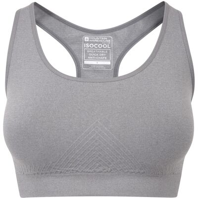 Mountain Warehouse Dames/Dames Anti-Chafe Naadloze Sportbeha (Houtskool) S Mountain Warehouse Dames/Dames Anti-Chafe Naadloze Sportbeha (Houtskool) S