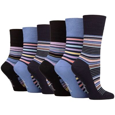 Gentle Grip 6-Pack Dames Niet-Elastische Losse Bamboosokken 37 - 42 Gentle Grip 6-Pack Dames Niet-Elastische Losse Bamboosokken 37 - 42