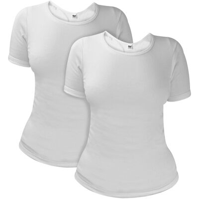 Heat Holders 2-Pack Dames Korte Mouw Thermo Tops voor de Winter Heat Holders 2-Pack Dames Korte Mouw Thermo Tops voor de Winter