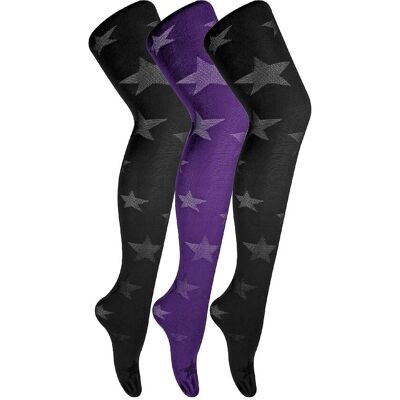 Sock Snob 3 Paar Multipack Dames 80 Denier Kousen Zachte Patroonpanty's M Sock Snob 3 Paar Multipack Dames 80 Denier Kousen Zachte Patroonpanty's M