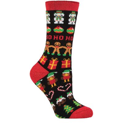 Dames Fluffy Kerstsokken van Heat Holders Lite 37 - 42 Dames Fluffy Kerstsokken van Heat Holders Lite 37 - 42