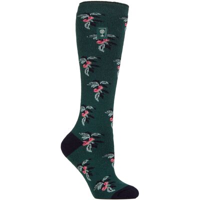 Heat Holders Lange Wellingtonlaarzen Sokken Voor Vrouwen Bloemige Welly Sokken 37 - 42 Heat Holders Lange Wellingtonlaarzen Sokken Voor Vrouwen Bloemige Welly Sokken 37 - 42