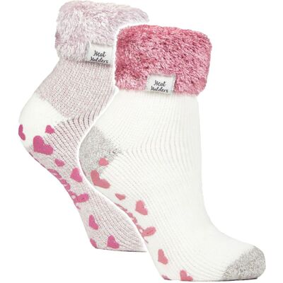 Heat Holders 2-pack Dames Zachte Lounge Sokken met Antislip 37 - 42 Heat Holders 2-pack Dames Zachte Lounge Sokken met Antislip 37 - 42