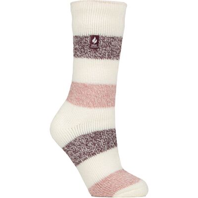 Heat Holders Dames Thermosokken met Brede Strepenpatroon voor de Winter 37 - 42 Heat Holders Dames Thermosokken met Brede Strepenpatroon voor de Winter 37 - 42