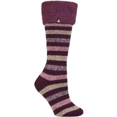 Heat Holders Dames Multikleur Gestreepte Patroon Lange Wellington Boot Thermosokken 37 - 42 Heat Holders Dames Multikleur Gestreepte Patroon Lange Wellington Boot Thermosokken 37 - 42