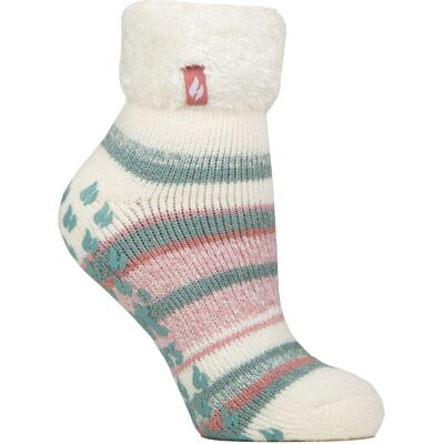Heat Holders Vrouwen Zachte Gestreepte Lounge Sokken voor de Winter 37 - 42 Heat Holders Vrouwen Zachte Gestreepte Lounge Sokken voor de Winter 37 - 42