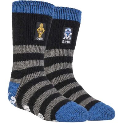 Heat Holders Kinderen Karakter Themed Antislip 2.3 Tog Thermo Slippersokken 27 - 29 Heat Holders Kinderen Karakter Themed Antislip 2.3 Tog Thermo Slippersokken 27 - 29