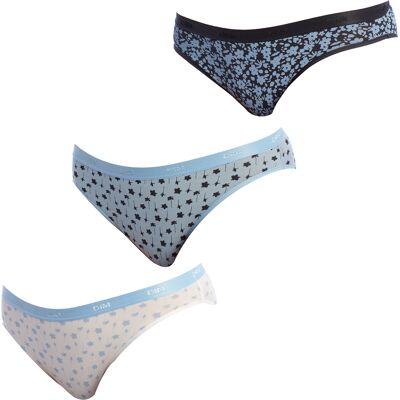 Dim Pack-3 Stretch Katoenen Slip D4C17 voor dames S Dim Pack-3 Stretch Katoenen Slip D4C17 voor dames S
