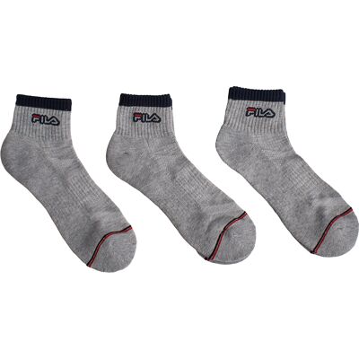 Fila Pack-3 Kwart Sokken F2522 voor Mannen en Vrouwen 35.5 - 38 Fila Pack-3 Kwart Sokken F2522 voor Mannen en Vrouwen 35.5 - 38