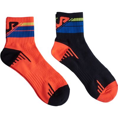 Fila Pack-2 Sport Kwartsokken F9057 voor Mannen en Vrouwen 40 - 42 Fila Pack-2 Sport Kwartsokken F9057 voor Mannen en Vrouwen 40 - 42