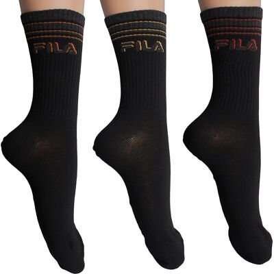 Fila Verpakking van 3 Lange Sportsokken F5351 voor Mannen en Vrouwen 40 - 42 Fila Verpakking van 3 Lange Sportsokken F5351 voor Mannen en Vrouwen 40 - 42