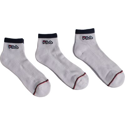 Fila Pack-3 Kwart Sokken F2522 voor Mannen en Vrouwen 40 - 42 Fila Pack-3 Kwart Sokken F2522 voor Mannen en Vrouwen 40 - 42