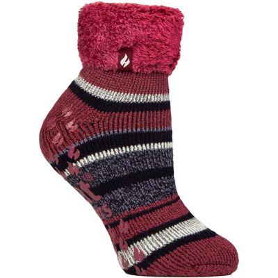 Heat Holders Vrouwen Zachte Gestreepte Lounge Sokken voor de Winter 37 - 42 Heat Holders Vrouwen Zachte Gestreepte Lounge Sokken voor de Winter 37 - 42