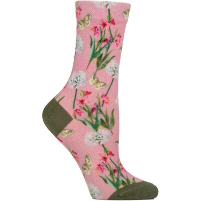 Sock Shop Dames Novelty Sokken Grappige Kleurige Bloemenpatroon Sokken 4-7 UK 37 - 42 Sock Shop Dames Novelty Sokken Grappige Kleurige Bloemenpatroon Sokken 4-7 UK 37 - 42