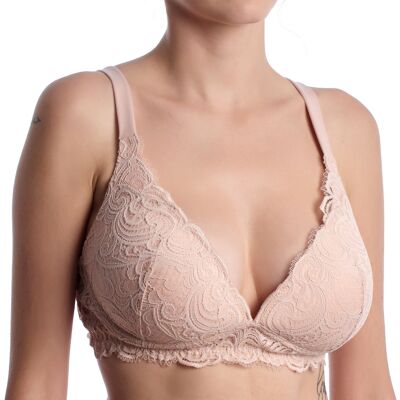 Lormar Dames Draadloze Driekhoek BH VELA-FRIZZANTE 80B Lormar Dames Draadloze Driekhoek BH VELA-FRIZZANTE 80B