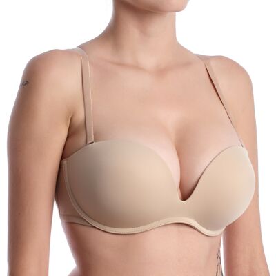 Lormar FREEPLUS Dames Push-Up Beha Zonder Draad 75B Lormar FREEPLUS Dames Push-Up Beha Zonder Draad 75B
