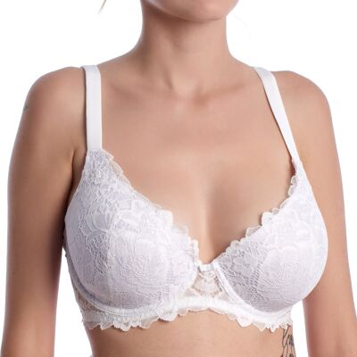 Lormar Dames Ondersteunende Beha met COMFY-BALCONETTE Cups 80B Lormar Dames Ondersteunende Beha met COMFY-BALCONETTE Cups 80B